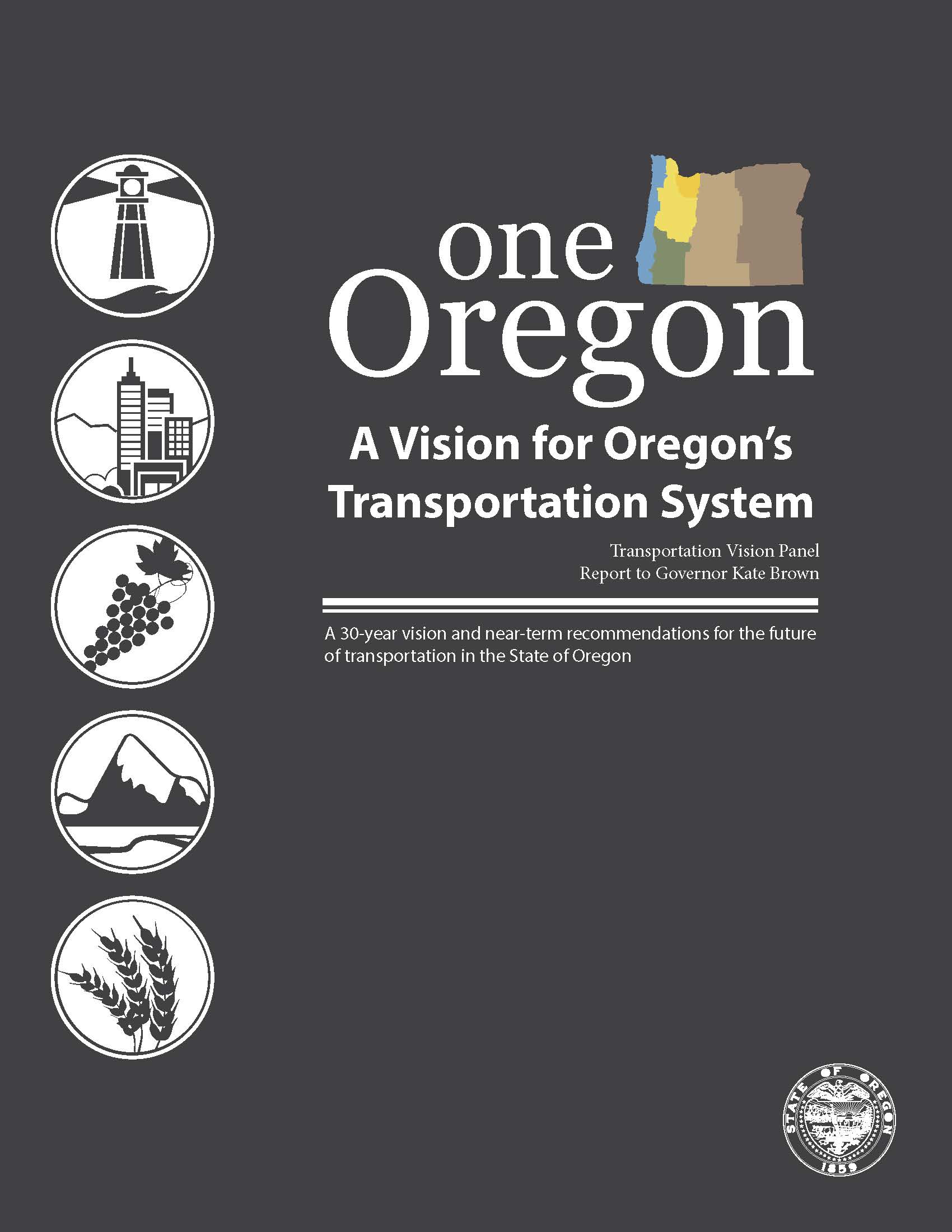 How long are the governor's terms in Oregon?